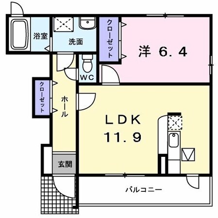 ミニョンの物件間取画像